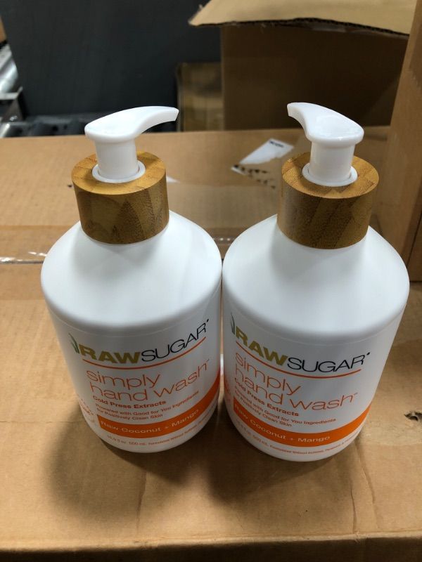 Photo 2 of 2pack Simply Hand Wash | Raw Coconut + Mango | 16.9 oz