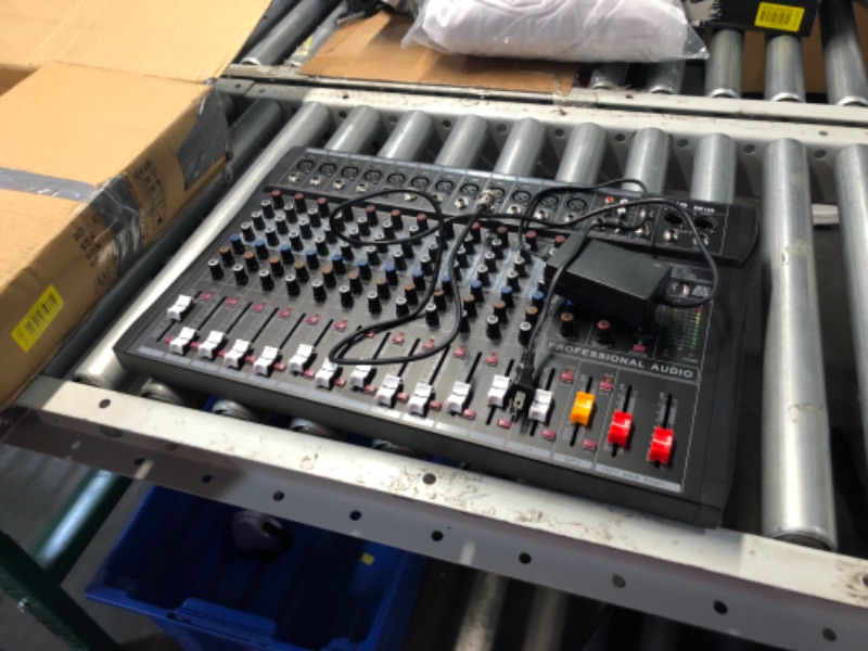 Photo 5 of ***USED - POWERS ON - UNABLE TO TEST FURTHER***
ZM120 Sound Mixer Board 12 channel Premium Analog Mixer with Multi-Track USB Bluetooth and 48V Phantom power For Studio Karaoke PC Live Performance KTV Home Stage Music Effects