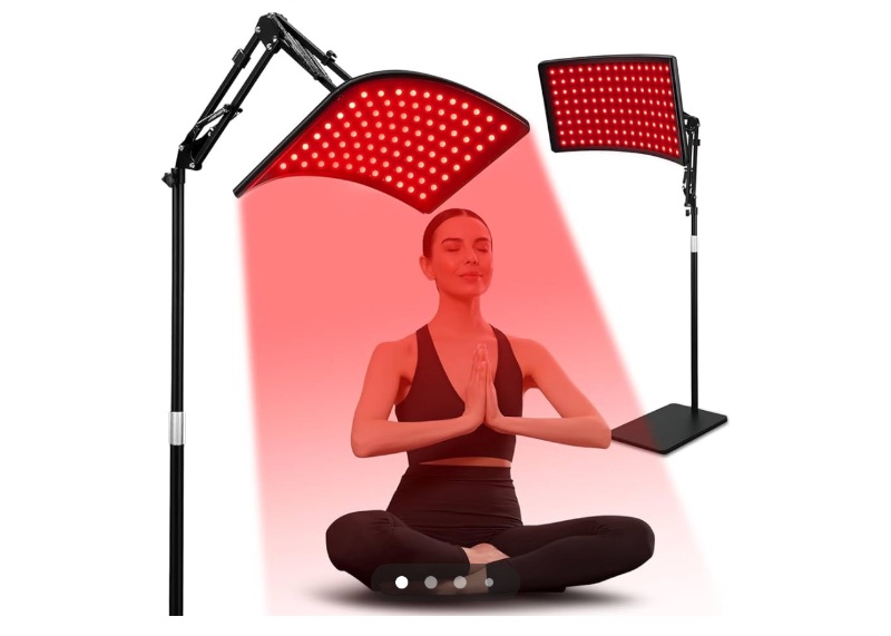 Photo 1 of 
Red Light Therapy for Face and Body, Red Infrared Light Therapy Lamp with Stand Led 660nm Red Light-Therapy& 850nm Infrared Light Device for Body