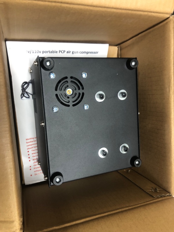 Photo 1 of 12v pcp air compressor with 110v power supply