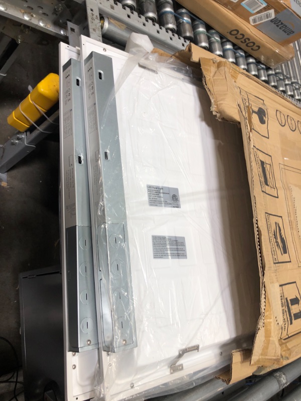 Photo 1 of **ONLY 2**  2x2 LED Flat Panel Light, 50W/45W/40W/30W/25W Adjustable, 5000K/4000K/3500K Selectable, 5500LM 0-10V Dimmable Drop Ceiling Lights, 100-277V ETL-Listed, 4-Pack Wattage&CCT Selectable, 4 Pack