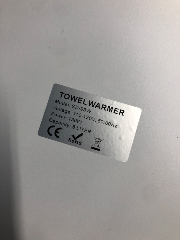 Photo 1 of (READ FULL POST) ForPro Professional Collection Premium Hot Towel Warmer, 23L Extra Large Capacity, Two Stainless Steel Racks, White