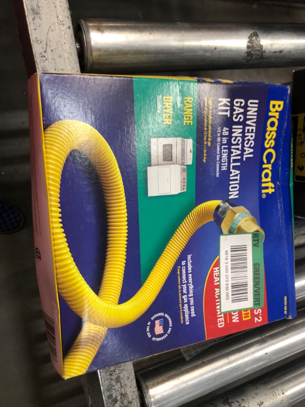 Photo 2 of *MISSING PARTS* Safety+PLUS2 (1/2 in. O.D.) Gas Dryer and Range Installation Kit W/ Thermal Excess Flow Valve (60,500 BTU)
