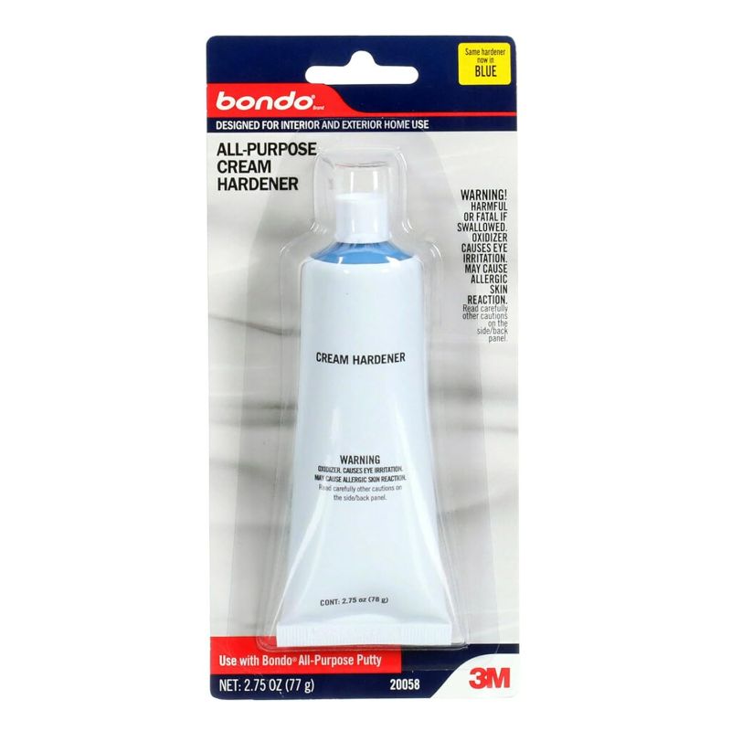 Photo 1 of 
Bondo Cream Hardener, 2.75 Oz, For Use With All Bondo Fillers, Putties & Glaze, All-Purpose, Easy Mixing Produces a Quicker Hardener & Filler Blend...
