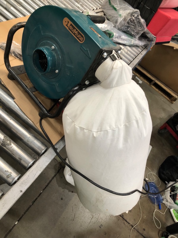 Photo 2 of 
Dust Collector 1HP 600CFM Induction Motor Wall Mount Dust Collectors for Woodworking 13 Gallon Bag 30 Micron Dust Collection