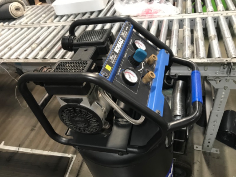 Photo 1 of ***SEE NOTES*** 
Kobalt QUIET TECH 26-Gallon Portable Electric 150 PSI Vertical Quiet Air Compressor
