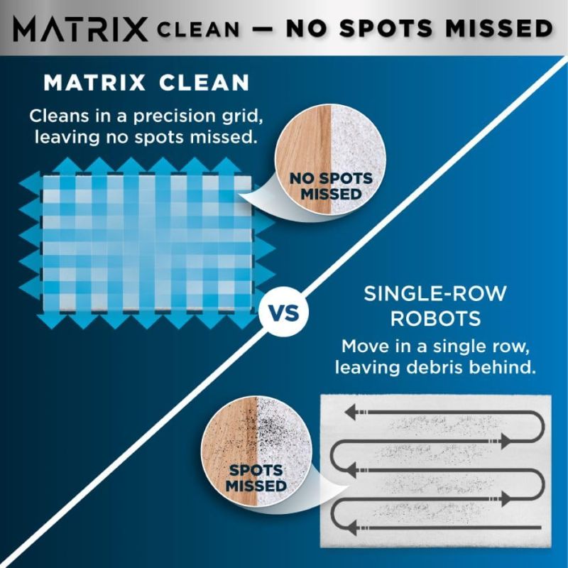 Photo 3 of (READ FULL POST) Shark Matrix Plus 2in1 Robot Vacuum & Mop with Sonic Mopping, Matrix Clean, Home Mapping, HEPA Bagless Self Empty Base, CleanEdge, for Pet Hair, Wifi, Black/Gold (AV2610WA)
