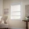 Photo 1 of 46 1/4 x 72 
3 pack
White Cordless Faux Wood Blinds for Windows