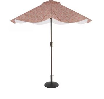 Photo 1 of  9-ft Aluminum Octagon Terracotta Auto-tilt Market Patio Umbrella