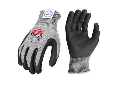 Photo 1 of 
CRAFTSMAN Large/x-large Black Nitrile Dipped Hmpe Gloves, (1-Pair)