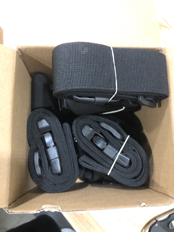 Photo 2 of 8 Pcs Luggage Straps Suitcase Belts Add A Bag Luggage Straps Elastic Adjustable Belt Suitcase Strap Belt Luggage Bungees for Add a Bag Suitcase Belt Travel Accessories for Connect Luggage