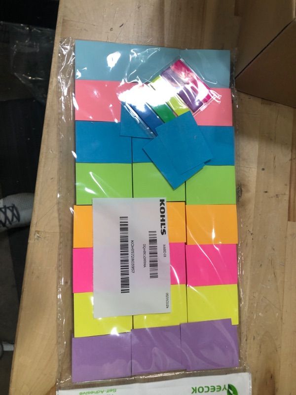 Photo 2 of (24 Pack) Sticky Notes 1.5x2 in, 8 Colors Post Self Sticky Notes Pad Its, Bright Post Stickies Colorful Sticky Notes for Office, Home, School, Meeting, 75 Sheets/pad 1.5x2 inch