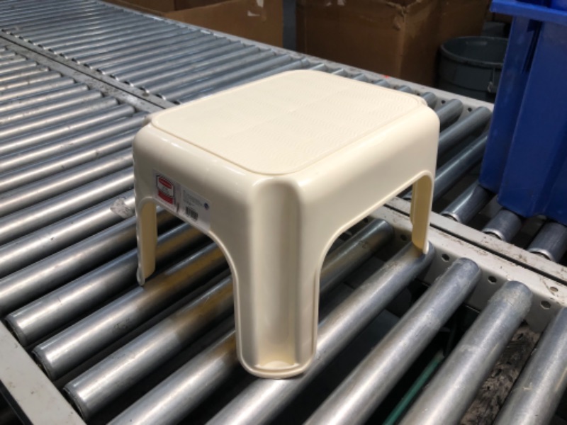 Photo 2 of ***USED - DIRTY - NO PACKAGING***
Rubbermaid Roughneck Step-Stool, Bisque, Lightweight, Holds up to 300 pounds, Ideal for Kitchen-Bath, Skid-Resistant