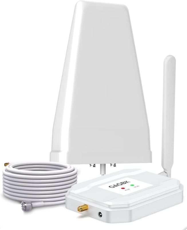 Photo 1 of 2024 Latest AT&T Cell Phone Signal Booster AT&T Cell Signal Booster ATT Signal Booster for 5G 4G LTE on Band 12/17 AT&T Cell Phone Booster AT&T Cell Booster ATT Signal Booster Boost Call/Data White
