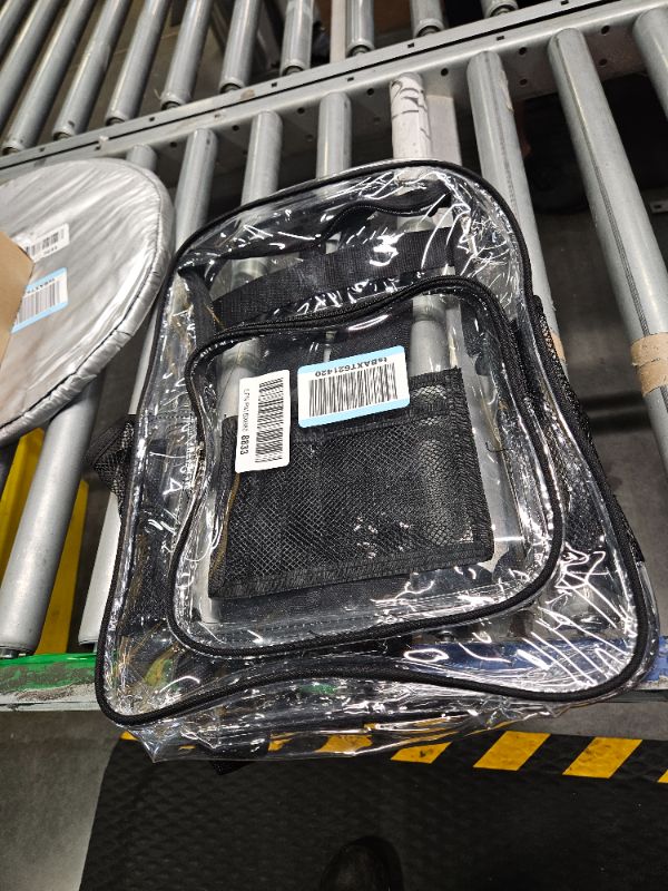Photo 1 of Amazon Basics School Backpack, Clear
