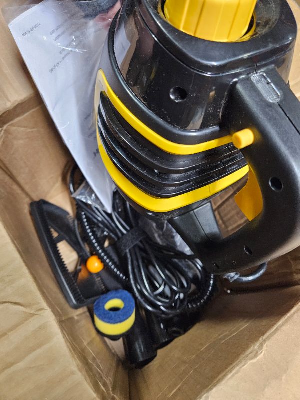 Photo 2 of **GOOD USED***McCulloch MC1230 Handheld Steam Cleaner with Extension Hose, 11-Piece Accessory Set, Chemical-Free Cleaning, Black