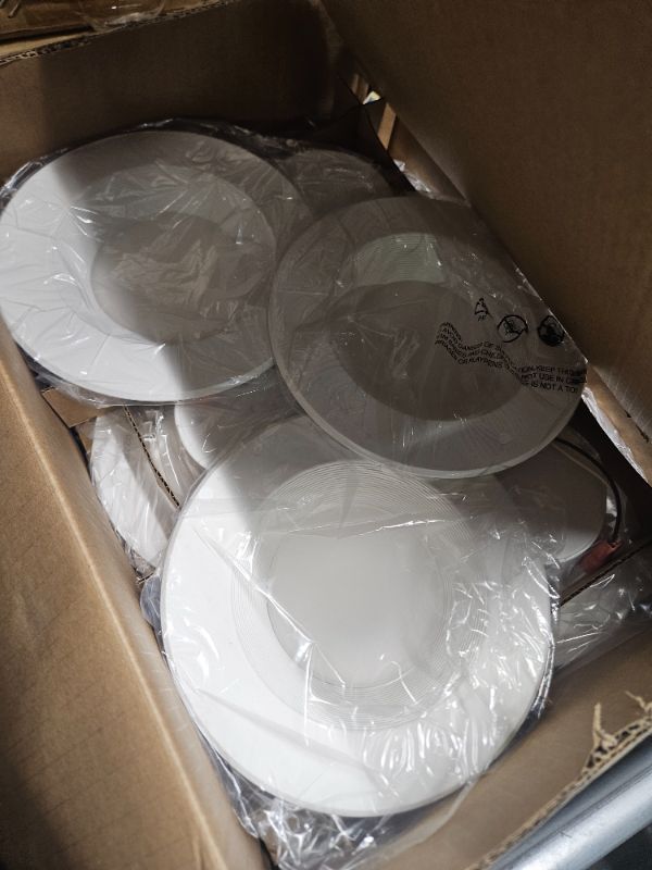 Photo 2 of **PARTIAL SET**Sunco Lighting 12 Pack 5/6 Inch LED Can Lights Recessed Lighting Retrofit, Baffle Trim, Dimmable, 5000K Daylight, 13W=75W, 965 LM, Damp Rated, Replacement Conversion Kit, UL & Energy Star Listed 5000K Daylight 6 inch