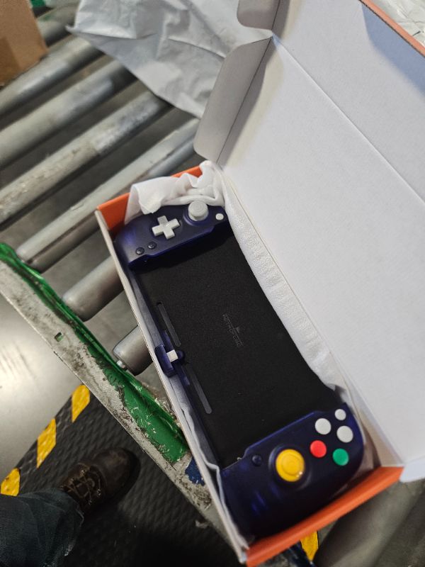 Photo 2 of RETROFLAG Handheld Controller Compatible with Nintendo Switch LCD/Switch OLED, One-Piece Joypad, Plug and Play Motion Control and Dual Motor Vibration and PD Fast Charge