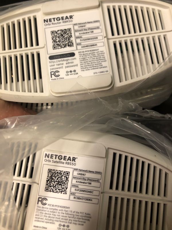 Photo 6 of ****USED**** NETGEAR Orbi Whole Home Tri-band Mesh WiFi 6 System (RBK852) – Router with 1 Satellite Extender Coverage up to 5