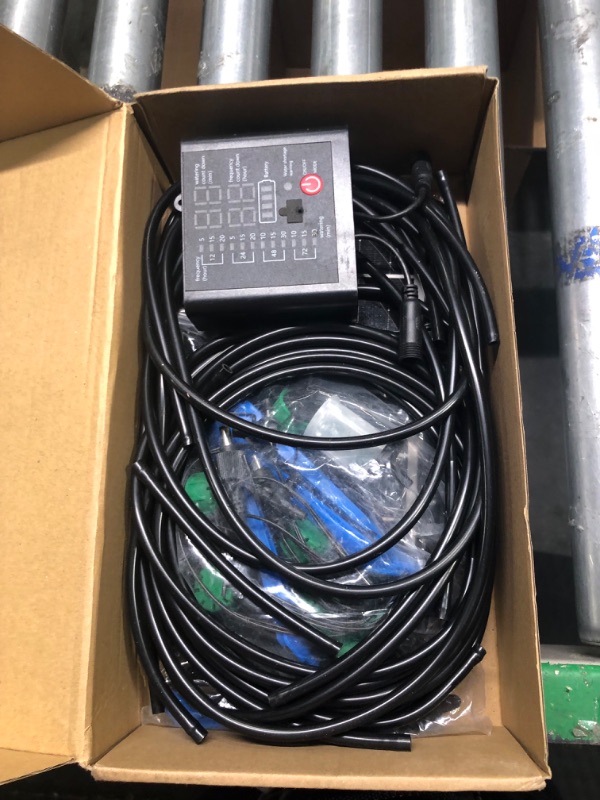 Photo 3 of ***NON FUNCTIONAL//SOLD AS APRTS*** 
QUUREN Drip Irrigation Kit Solar Automatic Plant Self Watering Devices Solar Powered Auto DIY Watering System with 15Pots and 12Timing Modes for Garden Beds Patio Lawn Plants Greenhouse Flower Supported 15 Pots