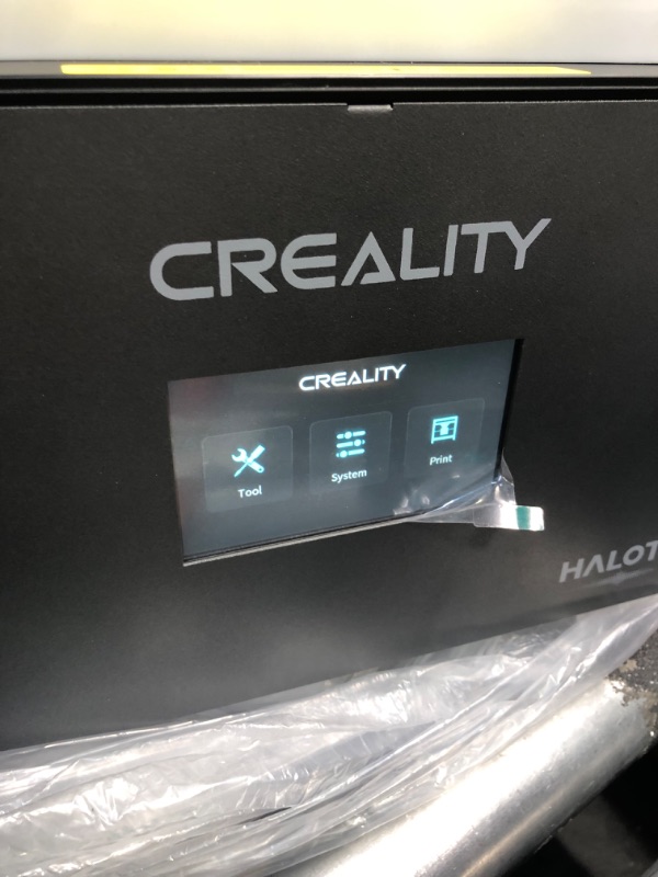 Photo 3 of Creality Resin 3D Printer Halot-Play, 2024 New Version HD Resolution 8.9" Monochrome LCD UV Photocuring 3D Resin Printer with High-Precision Integral Light Fast Printing Print Size 7.55x4.72x7.87in Halot Play
***New, factory packaging still intact***