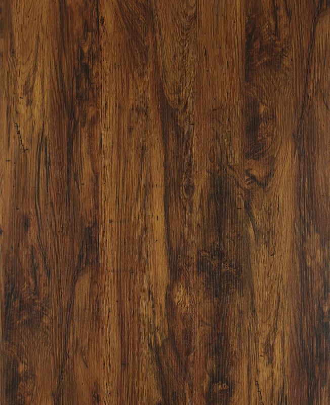 Photo 1 of 24"x78.7" Wider Size Wood Contact Paper Brown Yellow Thickened Texture, Suitable for Desk, Cabinet, Countertop, Wood Wallpaper Peel and Stick Wallpaper Removable Self-Adhesive Vintage Faux Roll 78.7"x24" Wood Brown