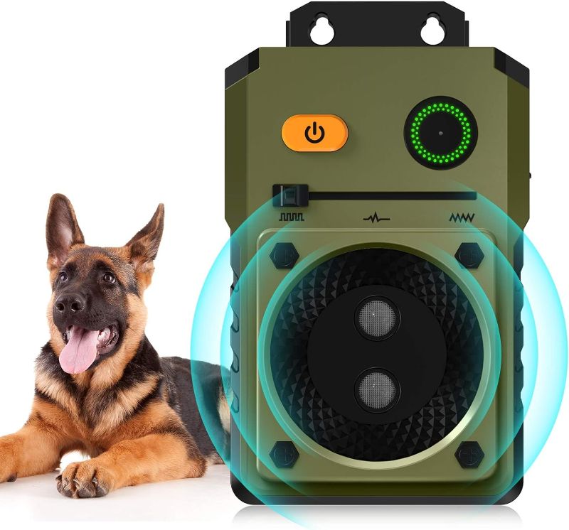 Photo 1 of Anti Barking Device, 50FT Ultrasonic Dog Barking Control Devices, Rechargeable Bark Deterrent Devices Bark Box for Outdoor/Indoor Dog Use, 3 Modes Dog Barking Silencer Safe for Dogs & People
