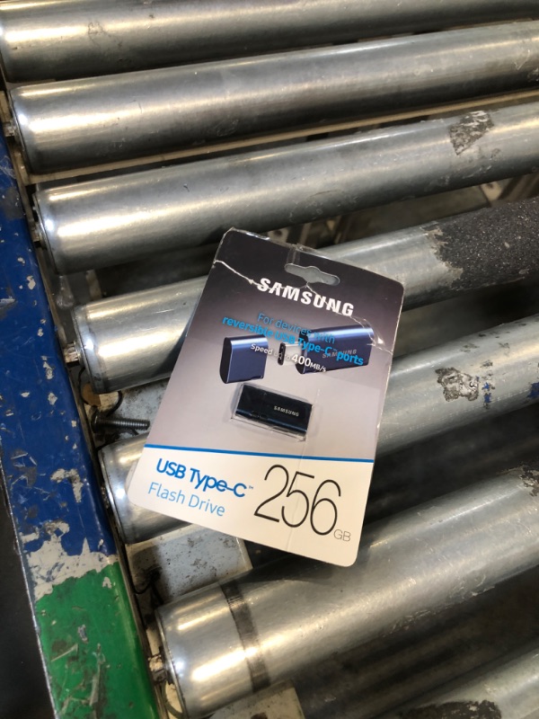 Photo 2 of SAMSUNG Type-C™ USB Flash Drive, 256GB, Transfers 4GB Files in 11 Secs w/Up to 400MB/s 3.13 Read Speeds, Compatible w/USB 3.0/2.0, Waterproof, 2022,Blue 256 GB