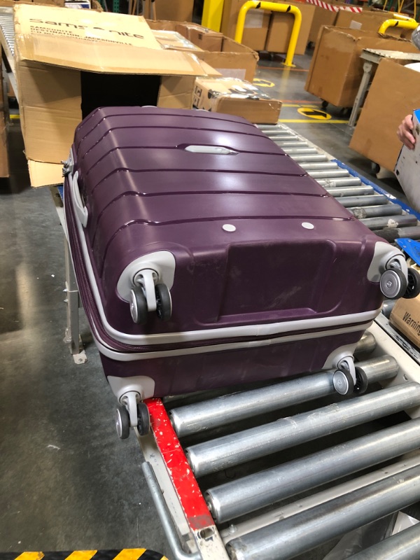 Photo 1 of Samsonite Freeform Hardside Expandable with Double Spinner Wheels, Checked-Large 28-Inch, Amethyst Purple Checked-Large 28-Inch Amethyst Purple
***Used, but in fair condition (scratched/ scuffed) *** 