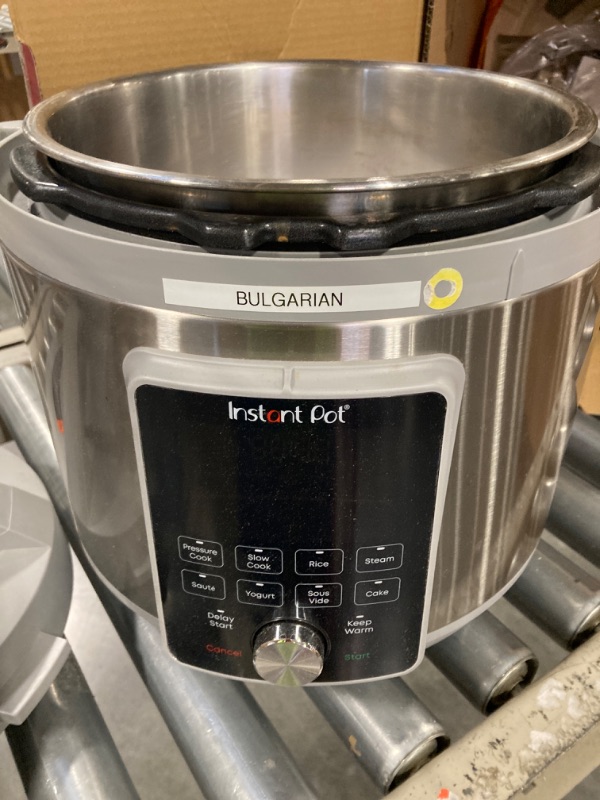 Photo 7 of **needs cleaning**Instant Pot Duo Plus, 8-Quart Whisper Quiet 9-in-1 Electric Pressure Cooker, Slow Cooker, Rice Cooker, Steamer, Sauté, Yogurt Maker, Warmer & Sterilizer, App With Over 800 Recipes, Stainless Steel 8QT Duo Plus