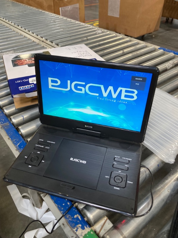 Photo 1 of 16.9" Portable DVD Player with 14.1" Large HD Screen,High Volume Speaker,with Extra Carrying Bag,Supports 4-6 Hours Built-in Battery and USB/SD Card/Sync TV [Not Support Blu-Ray]…