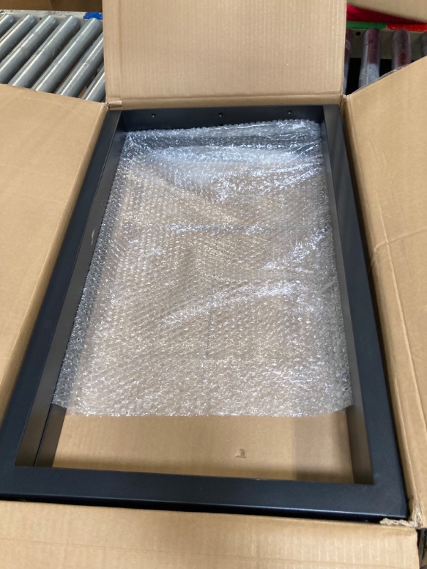 Photo 1 of Metal Table Legs 28 Inch,Table Legs Replacement Heavy Duty Square Tube Desk Legs Furniture Legs for Coffee Table, Dining Table, 28"X 17.7" Rectangle-shape