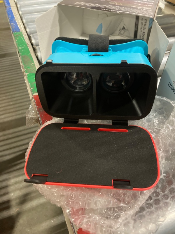 Photo 3 of **FOR PARTS** VR Headset Designed for Nintendo Switch & Switch OLED Console with Adjustable Lens for a Virtual Reality Gaming Experience and for Labo VR - Colour Pop - Gift Boxed Edition Tanami