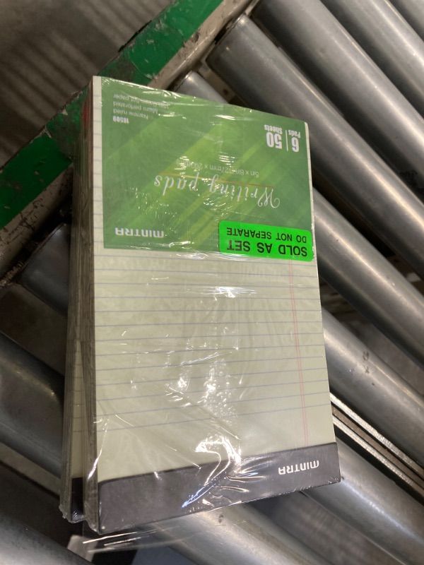 Photo 3 of 2 pack***Mintra Office Legal Pads, ((Basic 6pk - (Green Paper) (5in x 8in (Narrow Ruled), 6pk (Green Tint)) 5in x 8in (Narrow Ruled) 6pk (Green Tint)