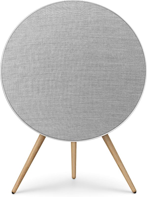 Photo 1 of Bang & Olufsen Beosound A9 (5th Generation) - Iconic and Powerful Multiroom WiFi and Bluetooth Home Speaker with Active Room Compensation, Natural Aluminum ---
