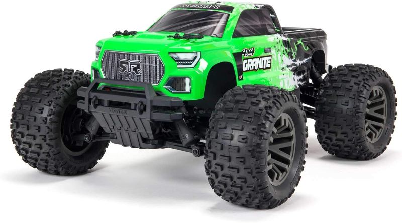 Photo 1 of ARRMA 1/10 Granite 4X4 V3 3S BLX Brushless Monster RC Truck RTR (Transmitter and Receiver Included, Batteries and Charger Required) , Green