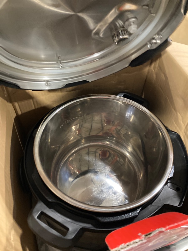 Photo 3 of ***FOR PARTS ONLY NO RETURNS***Instant Pot Duo 7-in-1 Electric Pressure Cooker, Slow Cooker, Rice Cooker, Steamer, Sauté, Yogurt Maker, Warmer & Sterilizer, Includes App With Over 800 Recipes, Stainless Steel, 6 Quart 6QT Duo Pressure Cooker