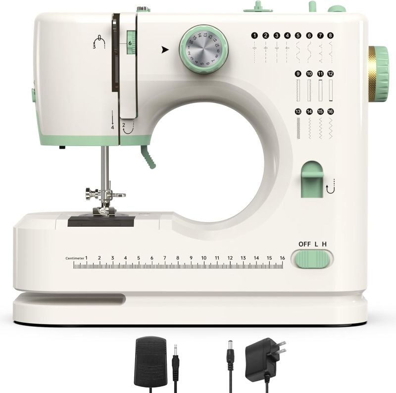 Photo 1 of *** NOT FUNCTIONAL**** SELLING AS PARTS***
 Pro:Ballet on twin needles.Sewing machine,sewing machine for beginners,Double needle and double thread,16 kinds of stitches.Sewing machine for Household,sewing machine for adults.