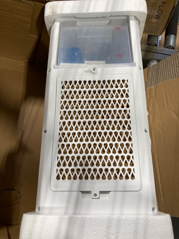 Photo 1 of Portable Air Conditioners, 3-IN-1 Evaporative Swamp Cooler Air Conditioner, 4 Modes & 3 Speeds, 12H Timer, LED Display, Remote & Touch Control, 4 Wheels with Latches, Swamp Cooler for Bedroom,Indoor White