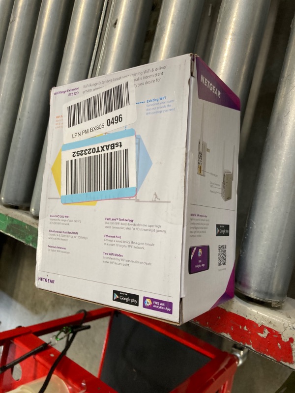 Photo 1 of NETGEAR Wi-Fi Range Extender EX6120 - Coverage Up to 1500 Sq Ft and 25 Devices with AC1200 Dual Band Wireless Signal Booster & Repeater (Up to 1200Mbps Speed), and Compact Wall Plug Design WiFi Extender AC1200
