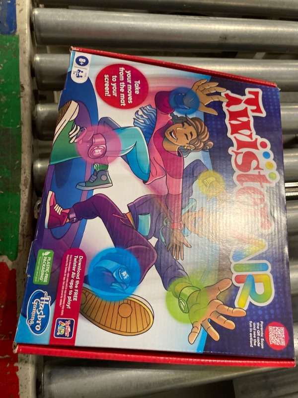 Photo 2 of Hasbro Gaming Twister Air Game | AR App Play Game with Wrist and Ankle Bands | Links to Smart Devices | Active Party Games for Kids and Adults | Ages 8+ | for 1+ Players