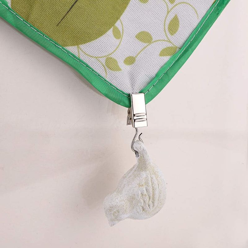 Photo 1 of 8 Pieces Cast Iron Antique Bird Tablecloth Weights Vintage Tablecloth Weights Clip on Hangers Pendant Tablecloth Weights Kit for Outdoor Home Garden Party Wedding Picnic Table Covers