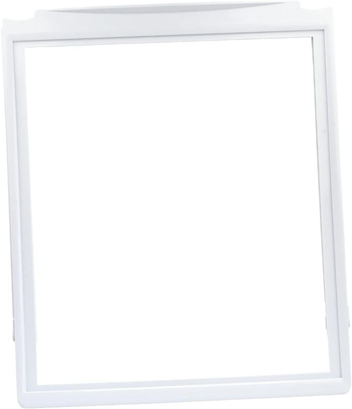 Photo 1 of 240599301 Crisper Pan Cover Compatible with Frigidaire Refrigerator Shelf Frame Without Glass Refrigerator, Delicatessen Drawer Cover 19-5/8" x 16-3/8"