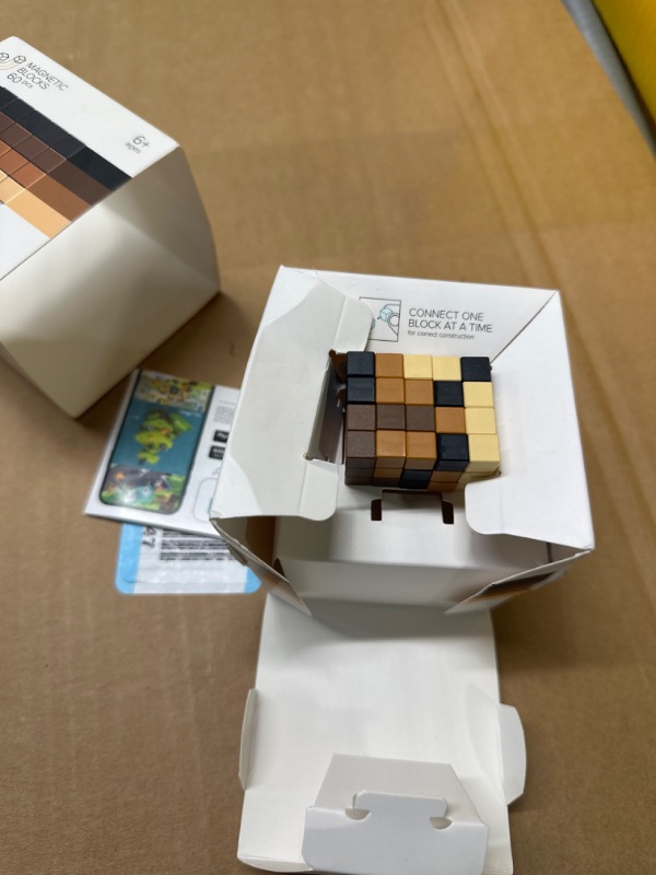 Photo 4 of *** MISSING MANY PCS***
PIXIO Coffee - Tiny Magnetic Blocks Building Toy in The Pixel Art Style with Free App - 5/16" Plastic Cubes with 6 Magnets Inside - Open Ended Toy - Creativity Toy for Ages 6+ - 60pcs
