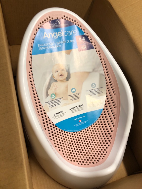 Photo 3 of Angelcare Baby Bath Support (Pink) | Ideal for Babies Less than 6 Months Old