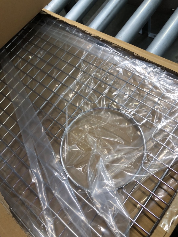 Photo 1 of CIPOTAL 27 in. x 14 in. Side Drain Sink Protector with Supersoft Silicone Feet in 304 Grade Stainless Steel