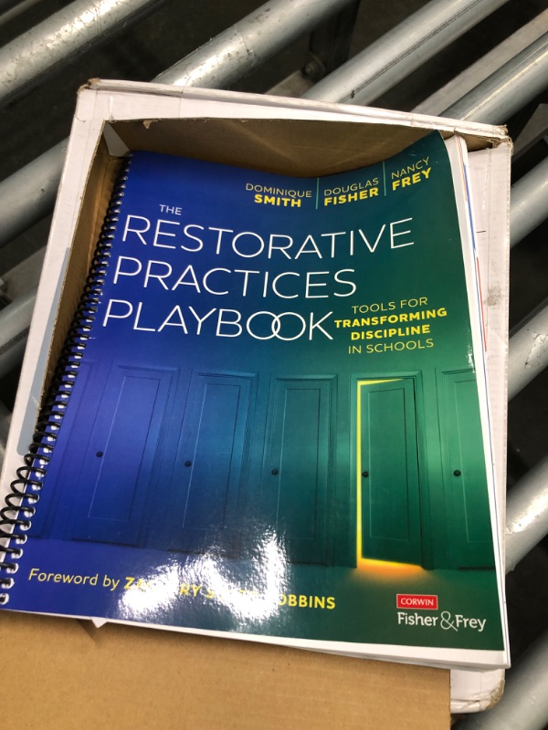 Photo 3 of The Restorative Practices Playbook: Tools for Transforming Discipline in Schools 1st Edition
