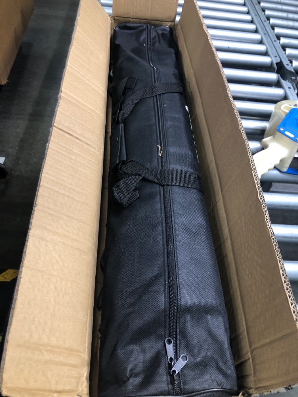 Photo 1 of EMART Backdrop Stand 10x7.8ft(WxH) Photo Studio Adjustable Background Stand Support Kit with 2 Crossbars, 6 Backdrop Clamps,2 Sandbags and Carrying Bag for Parties Events Decoration