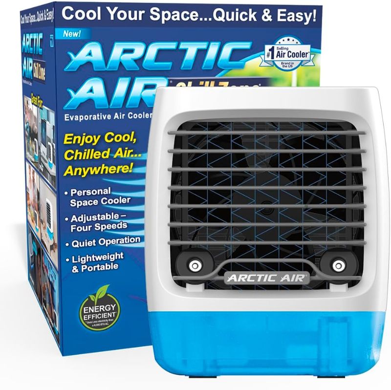 Photo 1 of *** NOT FUNCTIONAL**** SELLING AS PARTS***
Arctic Air Chill Zone Evaporative Cooler with Hydro-Chill Technology, Portable Fan with 4 Adjustable Speeds, 8-Hour Cooling, Fan for Bedroom, Living Room, Basement, Office & More
