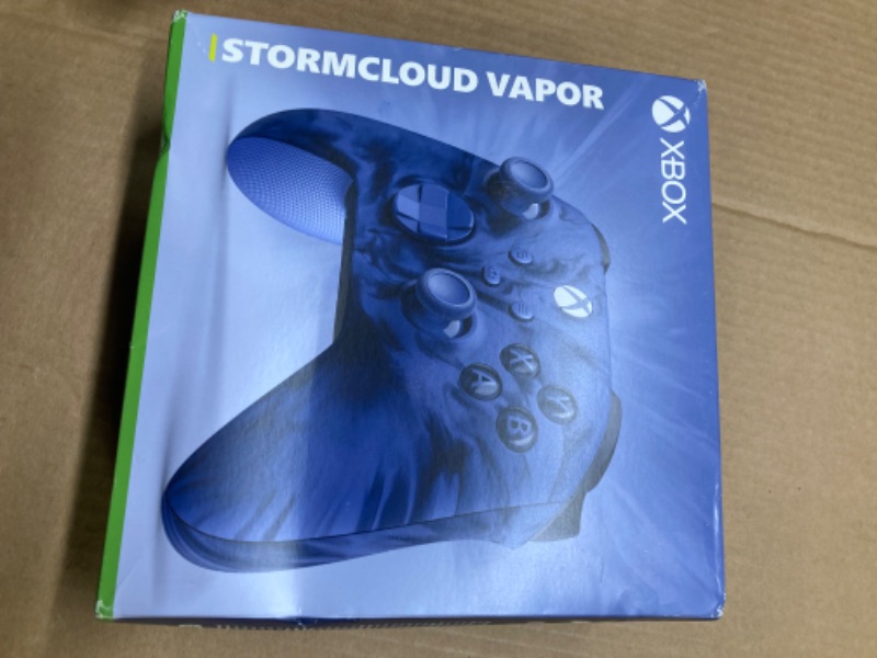 Photo 3 of Xbox Special Edition Wireless Gaming Controller – Stormcloud Vapor – Xbox Series X|S, Xbox One, Windows PC, Android, and iOS Midnight Blue Wireless Controllers